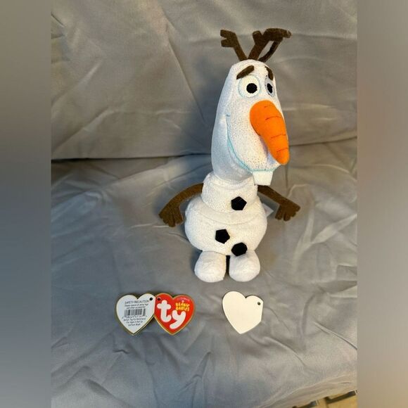 OLAF Ty Beanie Baby Disney Frozen Snowman Plush Stuffed Animal Toy - Picture 8 of 10